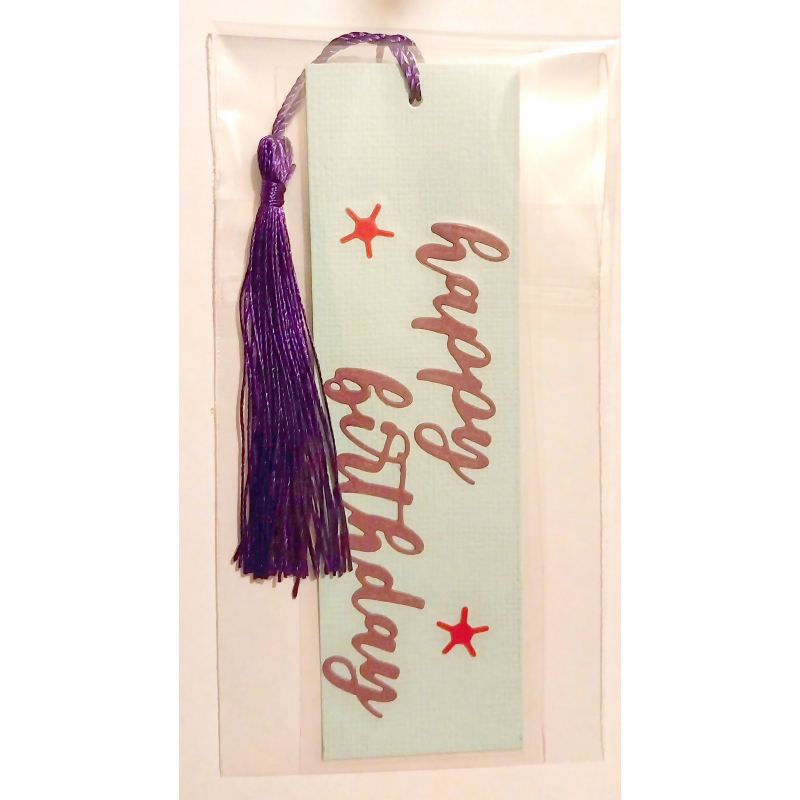 Happy Birthday Bookmark